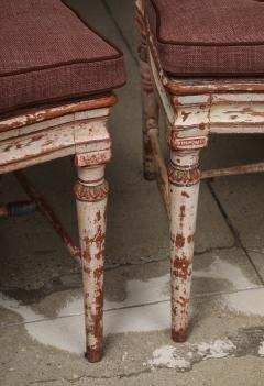 Set of Six 19th c Gustavian Dining Chairs - 4441747