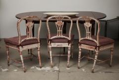 Set of Six 19th c Gustavian Dining Chairs - 4441748