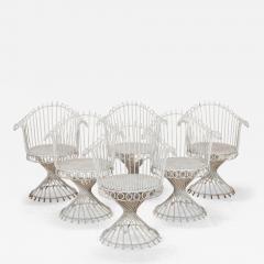 Set of Six 20th Century French Antheor Chairs by Mathieu Mategot - 4259521