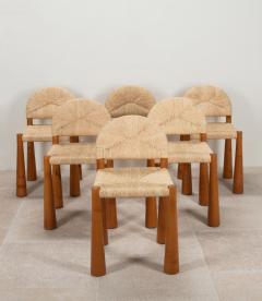 Set of Six 20th Century Italian Chairs by Alessandro Becchi - 4216359