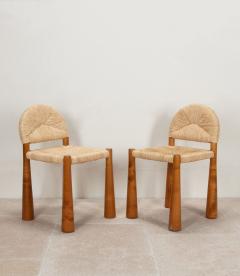 Set of Six 20th Century Italian Chairs by Alessandro Becchi - 4216360
