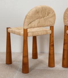 Set of Six 20th Century Italian Chairs by Alessandro Becchi - 4216362