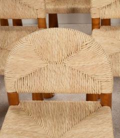 Set of Six 20th Century Italian Chairs by Alessandro Becchi - 4216364