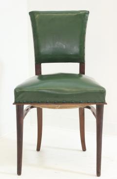 Set of Six Art Deco Dining Chairs 1930 Italy - 3568350