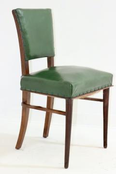 Set of Six Art Deco Dining Chairs 1930 Italy - 3568351