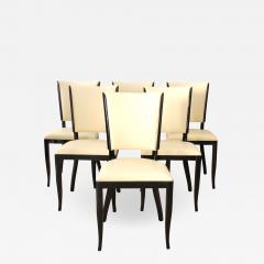 Set of Six Art Deco Dining Chairs France circa 1930 - 687336