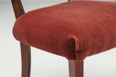 Set of Six Beech Dining Chairs by a European Cabinetmaker Europe ca 1950s - 4253519