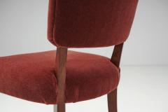 Set of Six Beech Dining Chairs by a European Cabinetmaker Europe ca 1950s - 4253520