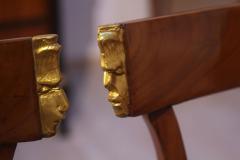 Set of Six Biedermeier Chairs Cherry Gold Plate South Germany circa 1820 - 2642971