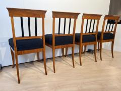 Set of Six Biedermeier Chairs Cherry Wood Ebony South Germany circa 1830 - 3401028