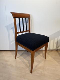 Set of Six Biedermeier Chairs Cherry Wood Ebony South Germany circa 1830 - 3401034