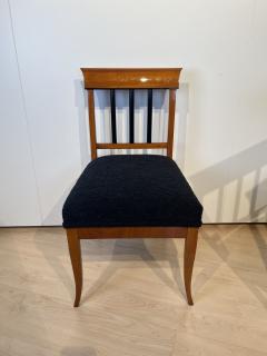 Set of Six Biedermeier Chairs Cherry Wood Ebony South Germany circa 1830 - 3401035