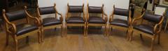 Set of Six Biedermeier Style Dinning Chairs - 4289136