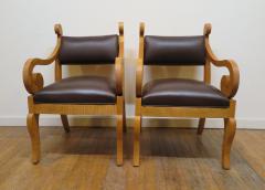Set of Six Biedermeier Style Dinning Chairs - 4289138