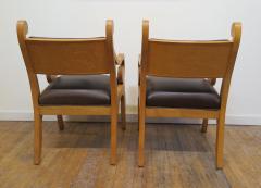 Set of Six Biedermeier Style Dinning Chairs - 4548474