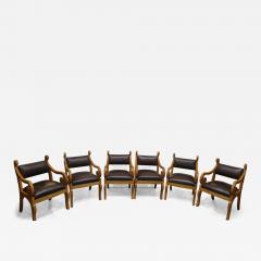 Set of Six Biedermeier Style Dinning Chairs - 4551699