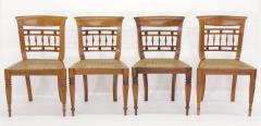 Set of Six British Colonial Dining Chairs 1830 - 801057