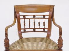 Set of Six British Colonial Dining Chairs 1830 - 801062