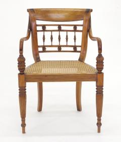 Set of Six British Colonial Dining Chairs 1830 - 801063