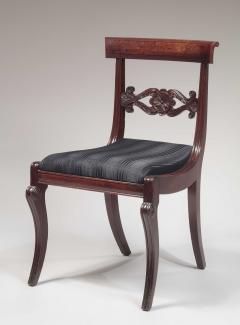 Set of Six Carved Mahogany Dining Chairs - 1227365