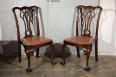 Set of Six Chippendale Style Side Chairs - 4538121