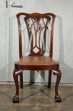 Set of Six Chippendale Style Side Chairs - 4538127
