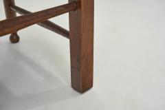 Set of Six Dining Chairs Upholstered in Sheepskin Europe ca 1960s - 4301553