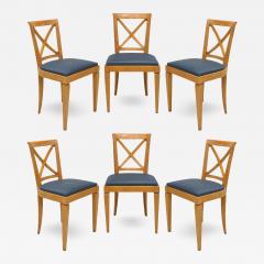 Set of Six Dining Chairs in the Neoclassical Manner - 4023483