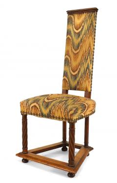 Set of Six English Arts Crafts Swirl Side Chairs - 1419676