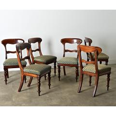 Set of Six English Victorian Dining Chairs - 4245613