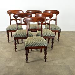 Set of Six English Victorian Dining Chairs - 4245625