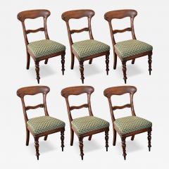 Set of Six English Victorian Dining Chairs - 4290645