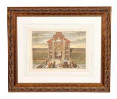 Set of Six Framed Hand Colored Engravings of Swedish Royal Residences - 4131093