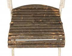 Set of Six French Art Deco Iron Folding Chairs - 1378604