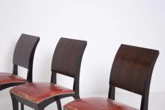 Set of Six French Chairs Art Deco 1920s 1930s - 3628426