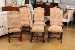 Set of Six French Louis XIII Style 19th Century Dining Room Side Chairs - 3521555