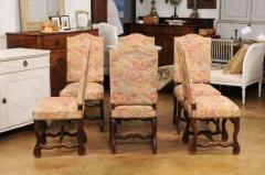 Set of Six French Louis XIII Style 19th Century Dining Room Side Chairs - 3521668