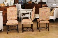 Set of Six French Louis XIII Style 19th Century Dining Room Side Chairs - 3521672