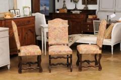 Set of Six French Louis XIII Style 19th Century Dining Room Side Chairs - 3521687