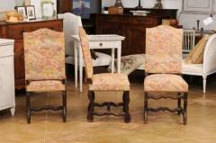 Set of Six French Louis XIII Style 19th Century Dining Room Side Chairs - 3521730