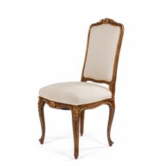 Set of Six French Louis XV Painted Side Chairs - 1419681