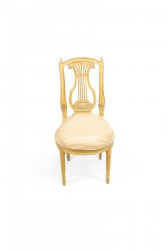 Set of Six French Louis XVI Lyre Side Chairs - 1419018