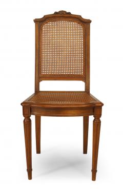 Set of Six French Louis XVI Walnut Side Chairs - 1419015