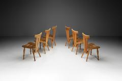 Set of Six Geometric Dining Chairs Europe ca 1960s - 4294590
