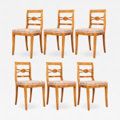 Set of Six German 19th Century Biedermeier Dining Chairs - 1216084