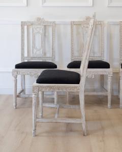 Set of Six Gustavian Chairs Lindome Sweden 19th Century - 4812285