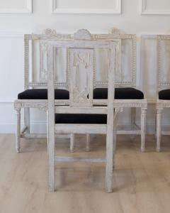 Set of Six Gustavian Chairs Lindome Sweden 19th Century - 4812286