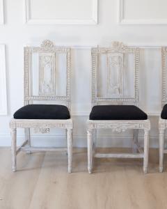 Set of Six Gustavian Chairs Lindome Sweden 19th Century - 4812297