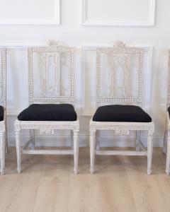 Set of Six Gustavian Chairs Lindome Sweden 19th Century - 4812298