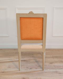 Set of Six Gustavian Chairs by Jacob Malmsten Stockholm circa 1780 - 4481080